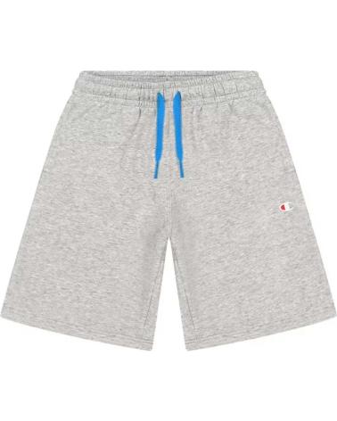 COMPLETO SPORTIVO CHAMPION PER BAMBINO - MAGLIETTA BLU E PANTALONCINI GRIGI