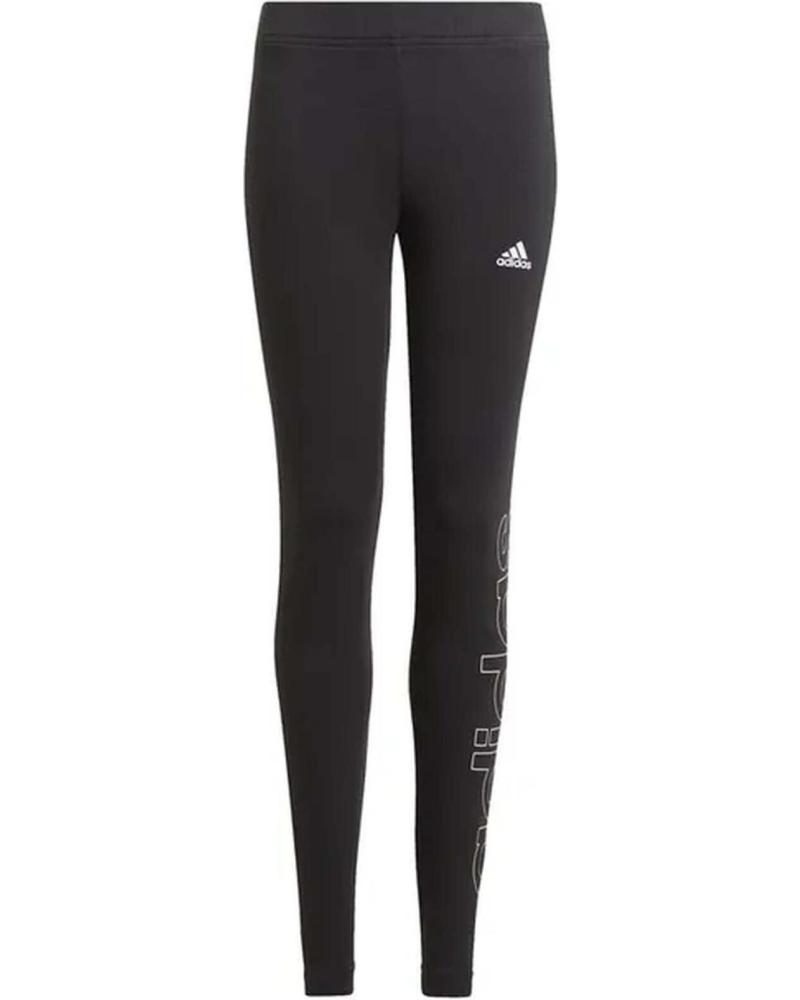 ADIDAS BAUMWOLL-LEGGINGS SCHWARZ MIT LOGO GN4044 NEGRA