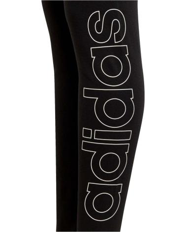ADIDAS BAUMWOLL-LEGGINGS SCHWARZ MIT LOGO GN4044 NEGRA