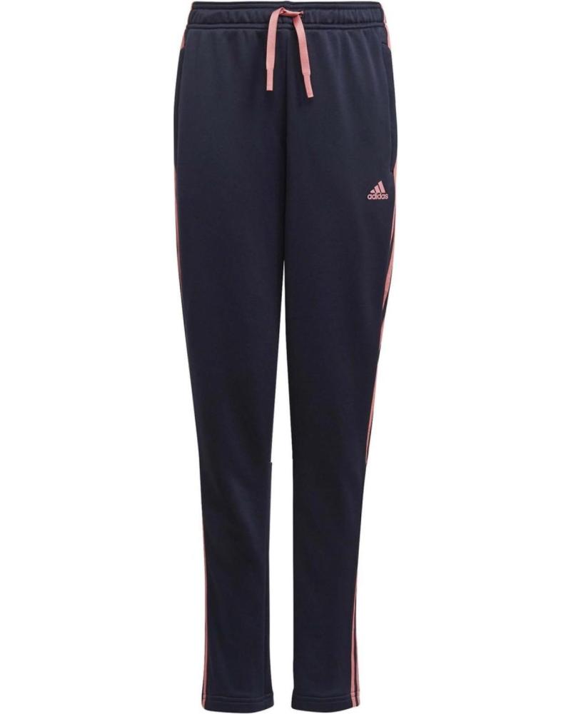 ADIDAS HOSE GN1463 BLAU MIT ROSA STREIFEN AZUL ROSA