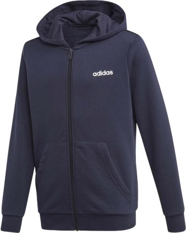 SUDADERA ADIDAS CON CREMALLERA Y CAPUCHA AZUL MARINO