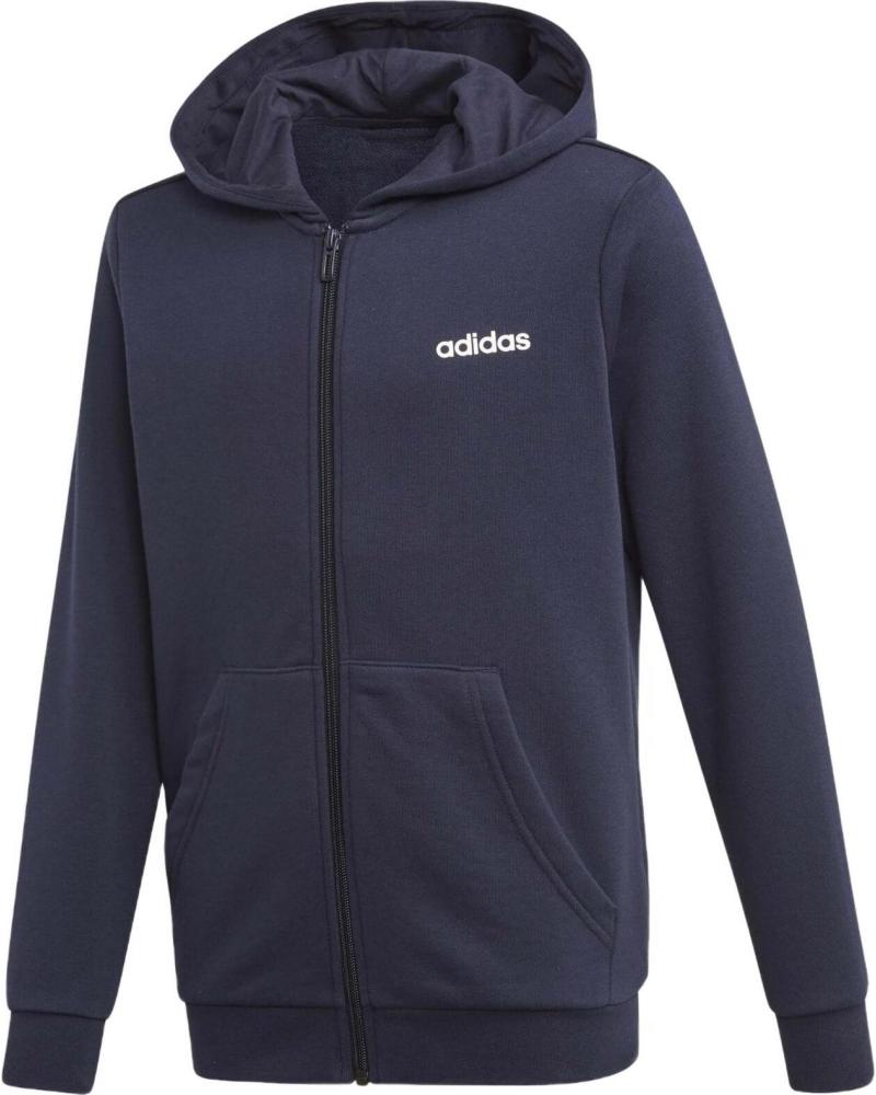 ADIDAS FULL-ZIP HOODIE NAVY BLUE