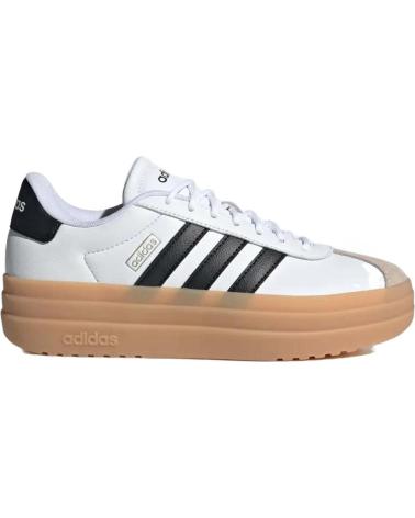 ADIDAS VL COURT BOLD IH3083 SNEAKER WEISS MIT SCHWARZ UND GUMMISOHLE FTWWHT-CBLACK-WONBEI