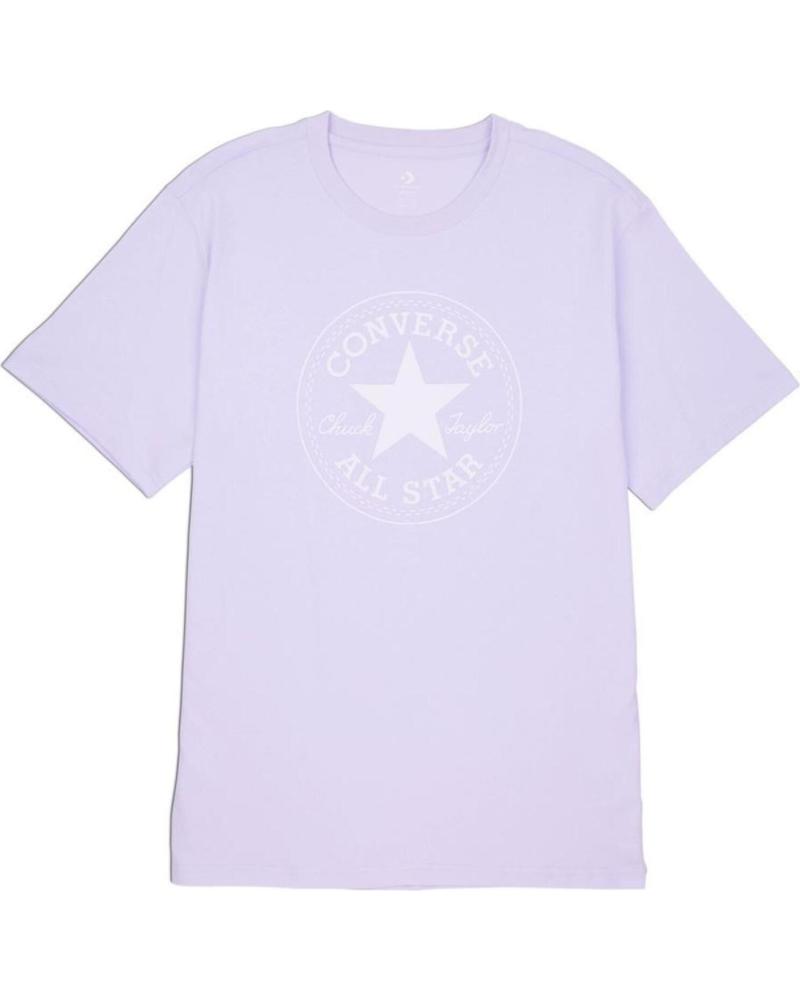 CONVERSE CHUCK PATCH T-SHIRT LILA - MODELL 10025459-A37 LILA