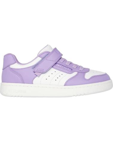 SKECHERS QUICK STREET 310241L-WLV BLANCO LILA BLANCO LILA