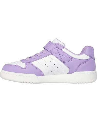 SKECHERS QUICK STREET 310241L-WLV BLANC LILAS BLANCO LILA