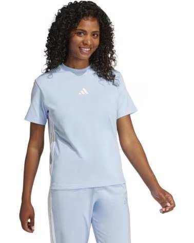 T-SHIRT ADIDAS ESSENTIALS COTTON JE1227 AZUL