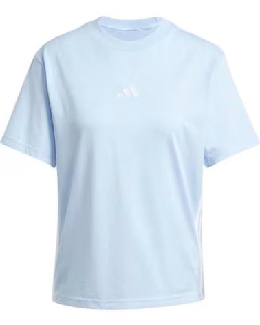 T-SHIRT ADIDAS ESSENTIALS COTTON JE1227 AZUL