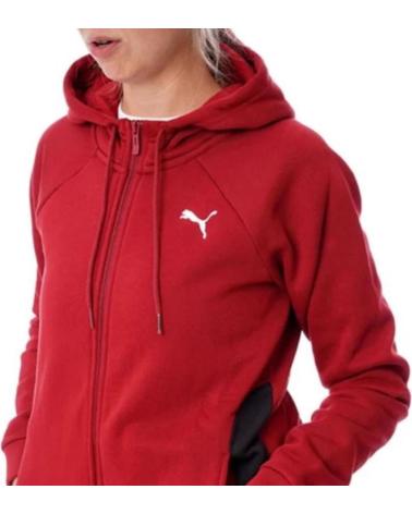 PUMA CHANDAL CLASIC HOODED 683035-13 GRANATE NEGRO