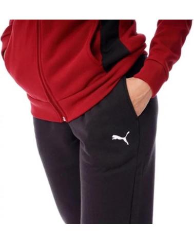 PUMA CHANDAL CLASIC HOODED 683035-13 GRANATE NEGRO