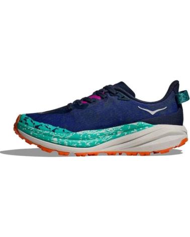 HOKA SPEEDGOAT 6 TRAIL RUNNING SHOES BLUE GREEN 1147811-VYM AZUL VERDE