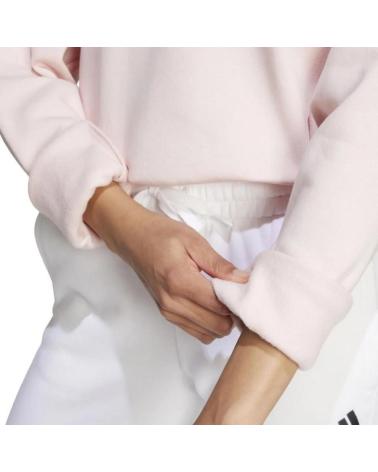 FELPA ADIDAS W SL FC SWT ROSA SANPIN-WHITE GIROCOLLO SANPIN-WHITE