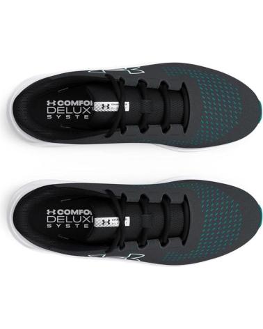 CHAUSSURES UNDER ARMOUR CHARGED NOIR-BLEU 3026518-104 NEGRO - AZUL