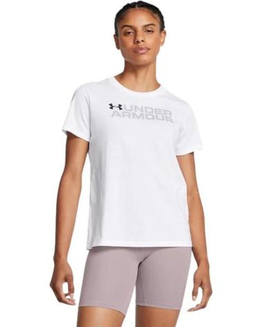 UNDER ARMOUR CAMISETA UA BIG LOGO 1386847-100 BLANCO