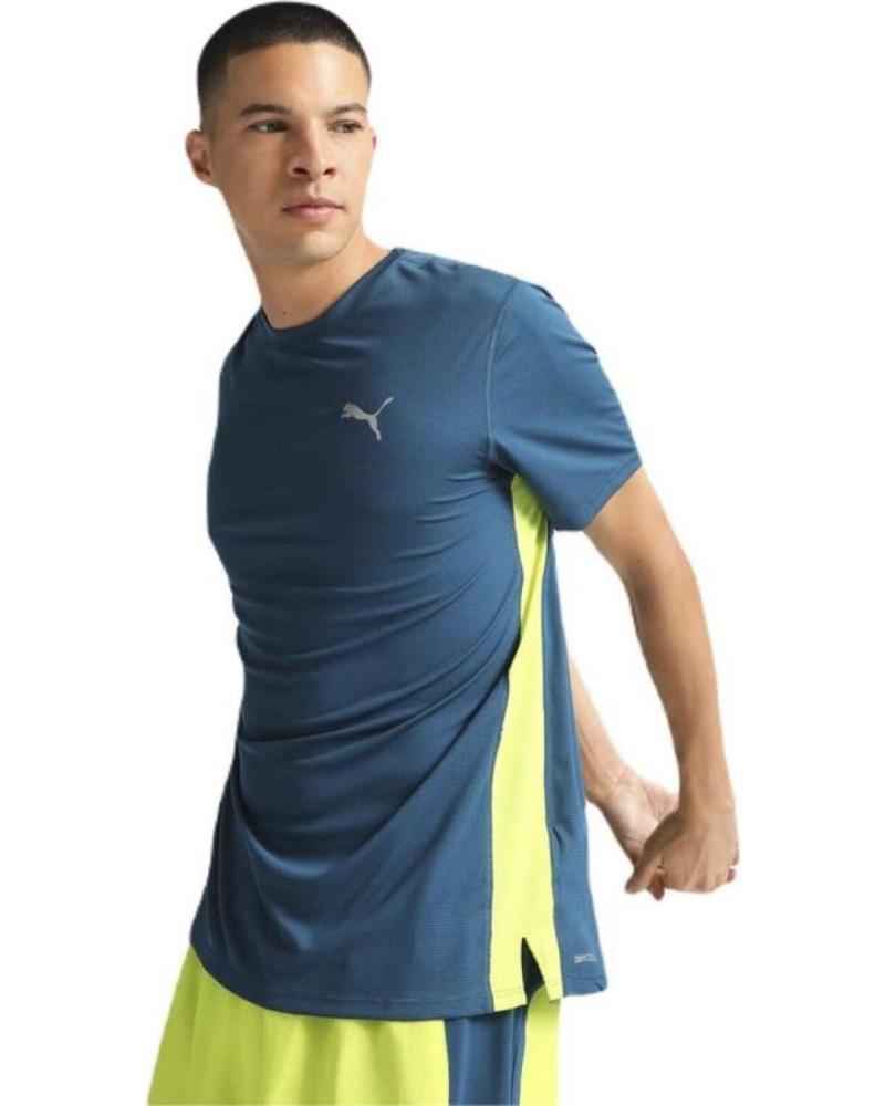 PUMA CAMISETA RUN FAVORITE VELOCIT AZUL