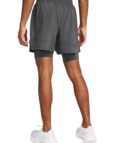SHORT DE RUNNING 2 EN 1 UNDER ARMOUR GRIS GRIS