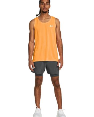 SHORT DE RUNNING 2 EN 1 UNDER ARMOUR GRIS GRIS