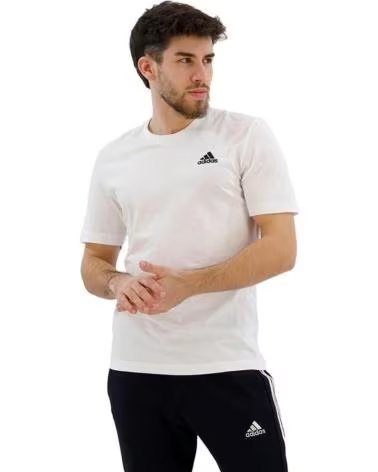 MAGLIETTA ADIDAS ESSENTIALS SINGLE JERSEY IC9286 BLANCO