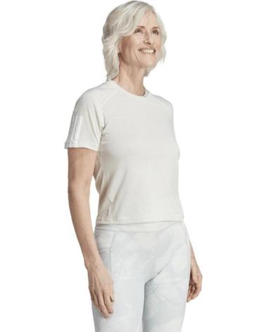 T-SHIRT ADIDAS W TR-ES COT T IM5027 BIANCO BLANCO