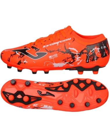 Deportivas-De-Hombre-JOMA-ZAPATILLA-EVOLUTION-NEGRO-CORAL-NARANJA