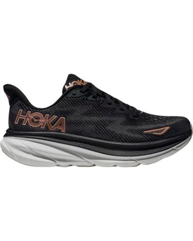 HOKA ZAPATILLAS CLIFTON 9 NEGRA 1127896-BRGL NEGRO