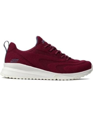 SNEAKERS SKECHERS BOSS SQUAD BORDEAUX - MODELLO 117187-BURG GRANATE