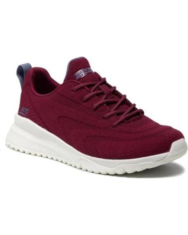 SNEAKERS SKECHERS BOSS SQUAD BORDEAUX - MODELLO 117187-BURG GRANATE