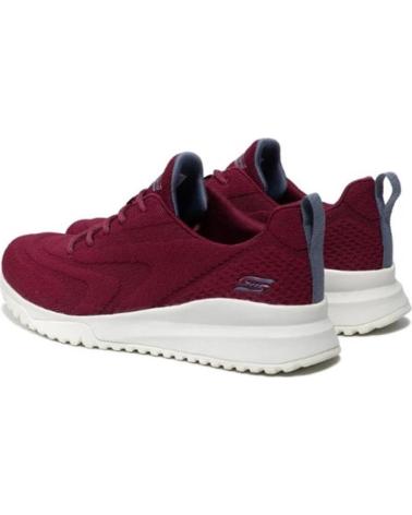 SNEAKERS SKECHERS BOSS SQUAD BORDEAUX - MODELLO 117187-BURG GRANATE