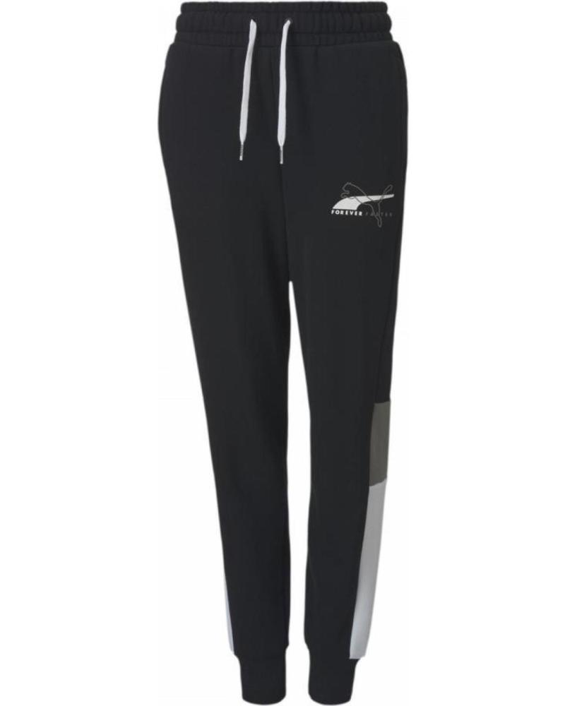 PUMA BLACK TRACK PANTS 583200-01 NEGRO