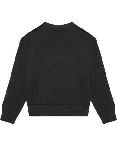 SCHWARZES CHAMPION SWEATSHIRT 404345-KK001 MIT MEHRFARBIGEM LOGO UND SEITENSTREIFEN NEGRO