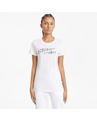 T-SHIRT PUMA BIANCA STAMPA LEOPARDO MODELLO 585736-52 BLANCO