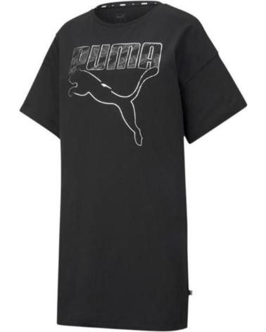 ROBE PUMA COTON NOIR MODÈLE 585837-01 NEGRO