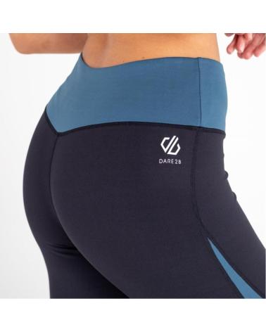 LEGGINGS COMPRIDAS ESPORTIVAS REGATTA DARE 2 B DWJ503-Z90 PRETO AZUL PARA MULHER NEGRO AZUL