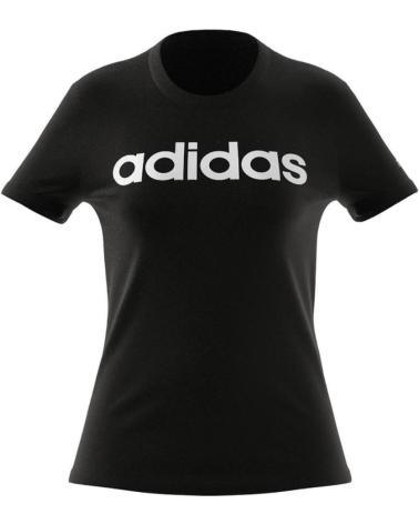 CAMISETA BÁSICA DEPORTIVA ADIDAS NEGRA MUJER GL0769 NEGRO