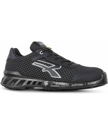 U-POWER LOGAN: CALÇADO DE SEGURANÇA PRETO NEGRO