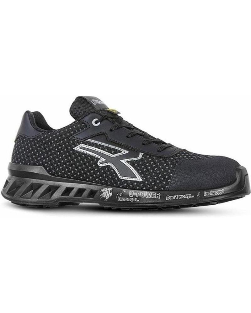 U-POWER LOGAN: CALÇADO DE SEGURANÇA PRETO NEGRO