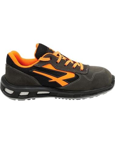 SAPATILHAS DE SEGURANÇA U-POWER ORANGE CINZA GRIS