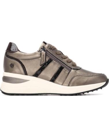 SNEAKERS CASUAL XTI 144407 METALLIZZATE COLORE PIOMBO METáLICO