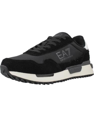 SAPATILHAS EMPORIO ARMANI 7X000380 PRETAS | ESTILO CASUAL URBANO MC001 MC001