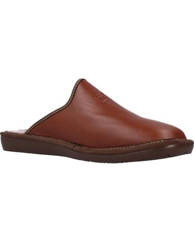 ZAPATILLAS DE CASA NORDIKAS 8976N MARRÓN CASTAÑO CASTANO