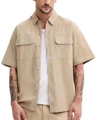 CHEMISE DICKIES RIVERBEND WORK SHIRT MARRON CLAIR 0DS1 0DS1