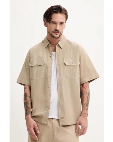 CHEMISE DICKIES RIVERBEND WORK SHIRT MARRON CLAIR 0DS1 0DS1