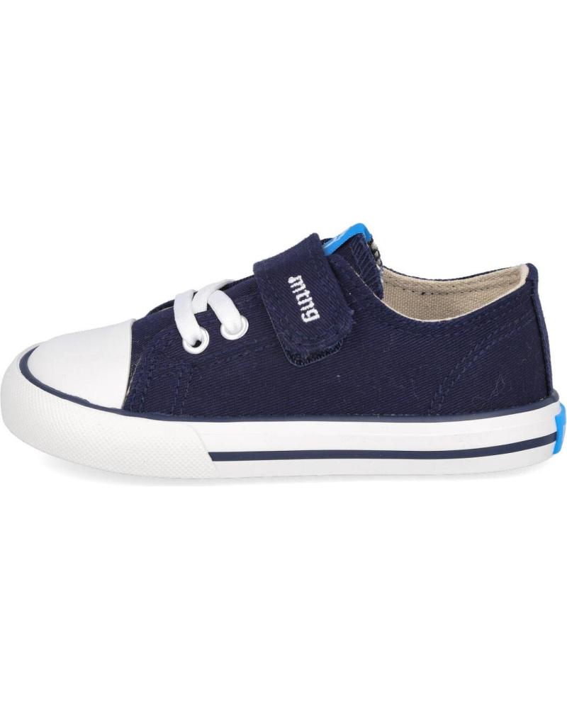 MTNG BLUE BAREFOOT SNEAKERS WITH HOOK-AND-LOOP CLOSURE AZUL
