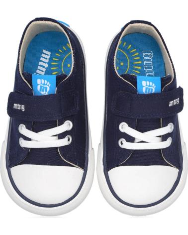 MTNG BLUE BAREFOOT SNEAKERS WITH HOOK-AND-LOOP CLOSURE AZUL