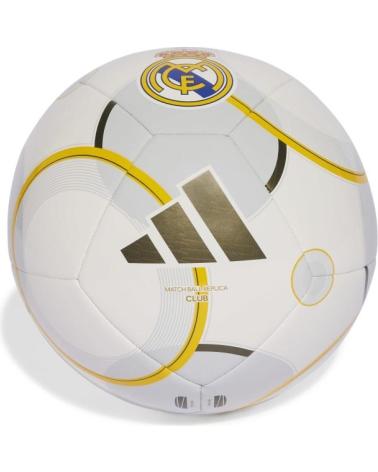 BALLON DE FOOTBALL ADIDAS REAL MADRID BLANC BLANCO