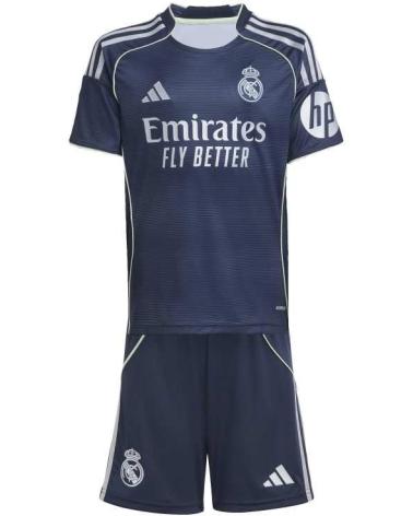 EQUIPACIÓN DE FÚTBOL ADIDAS REAL MADRID PARA NIÑO BLANCO