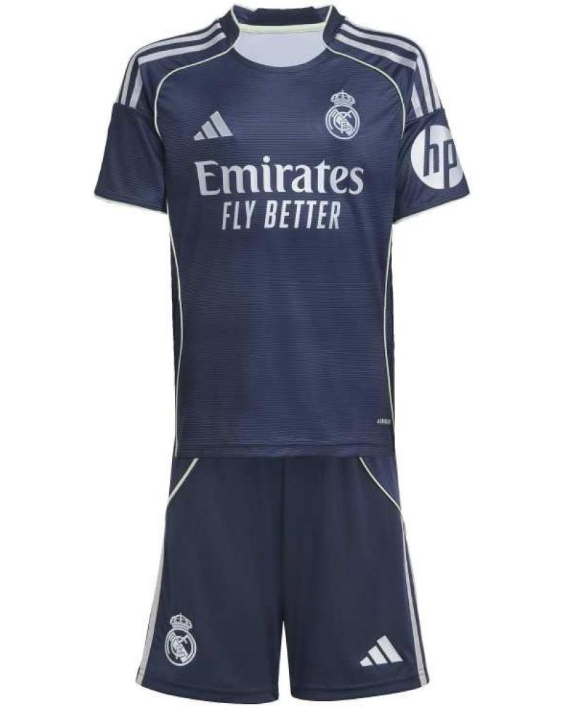 KIT CALCIO ADIDAS REAL MADRID PER BAMBINO BLANCO