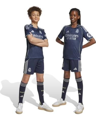 KIT CALCIO ADIDAS REAL MADRID PER BAMBINO BLANCO