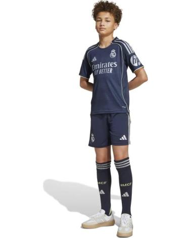 KIT CALCIO ADIDAS REAL MADRID PER BAMBINO BLANCO