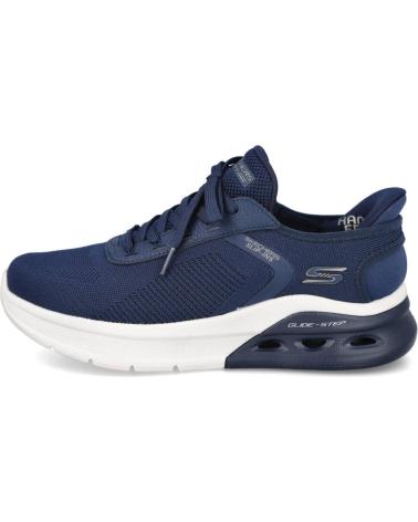 SAPATILHAS SKECHERS SLIP-INS BOBS SPORT AR 118317 MARINHO PARA HOMEM MARINO